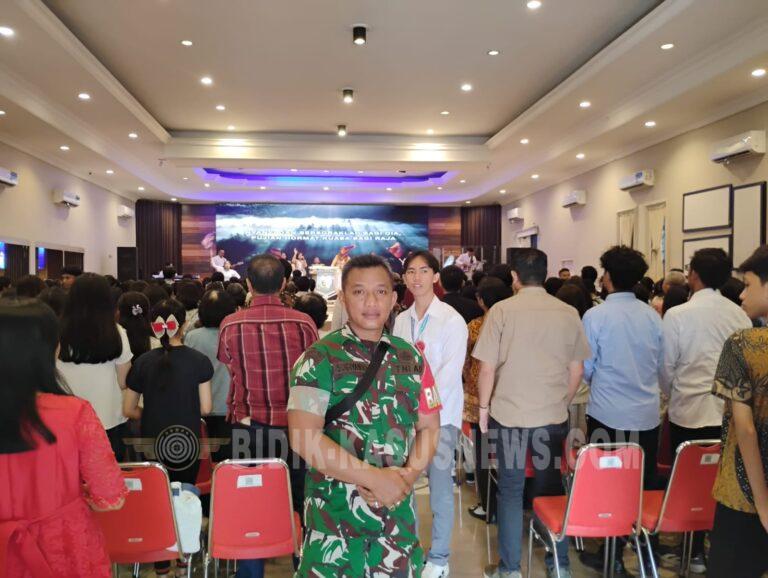 Sertu Sugiyanto Kawal Dua Sesi Ibadah Kenaikan Yesus Kristus di GBI Villa Citra, Hampir 500 Jemaat Beribadah Aman dan Khidmat