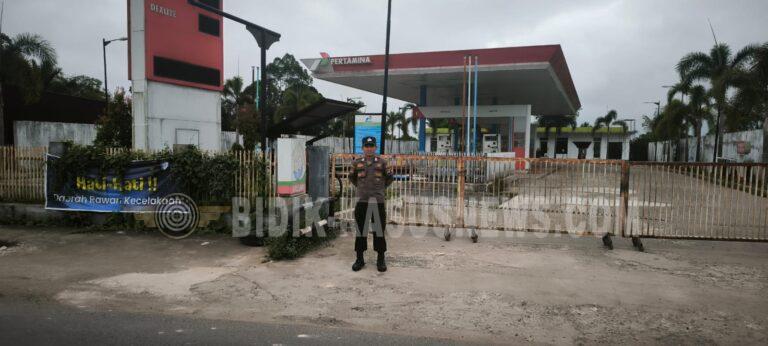 Polsek Amuntai Selatan Intensifkan Patroli di SPBU Panyiuran, Stok BBM Habis dan Menunggu Pasokan Pertamina