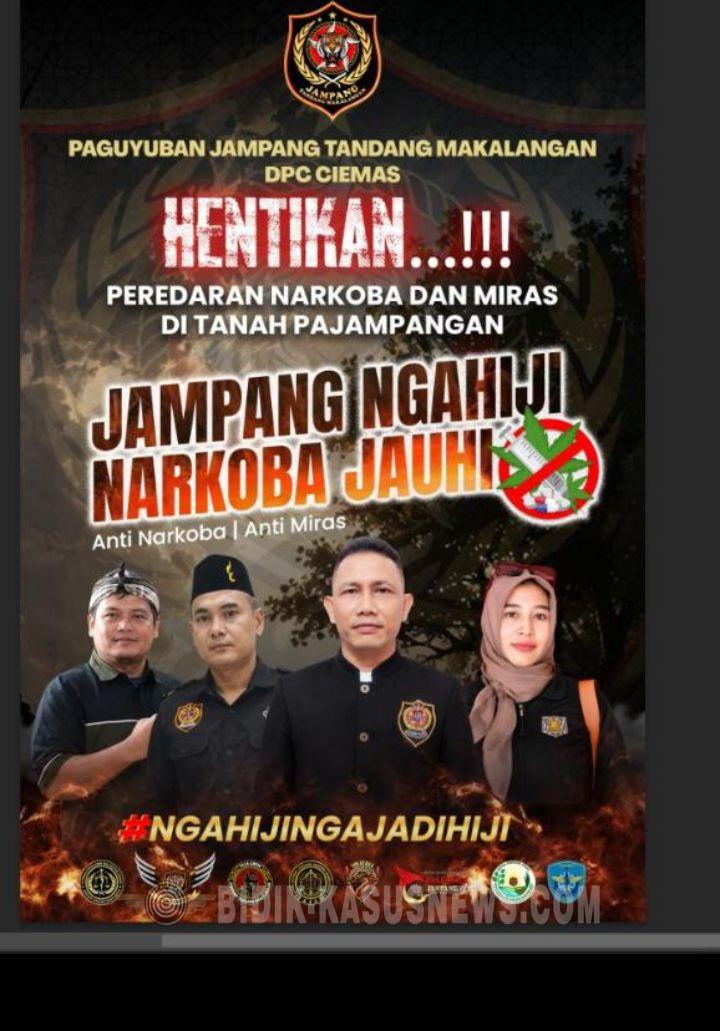 Paguyuban Jampang Tandang Makalangan DPC Ciemas Tegas Menolak Peredaran Narkoba dan Miras