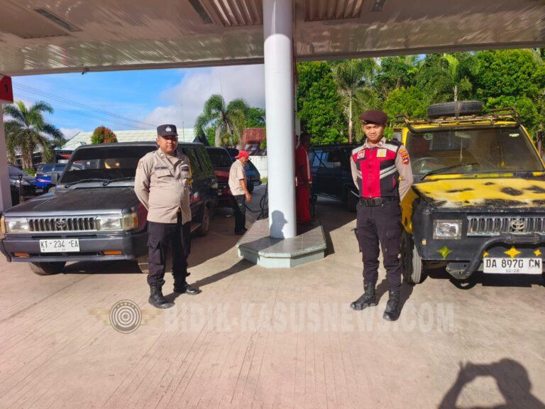 Polsek Amuntai Utara Intensifkan Pengamanan SPBU Tayur dan Pekapuran, Distribusi BBM Berjalan Lancar