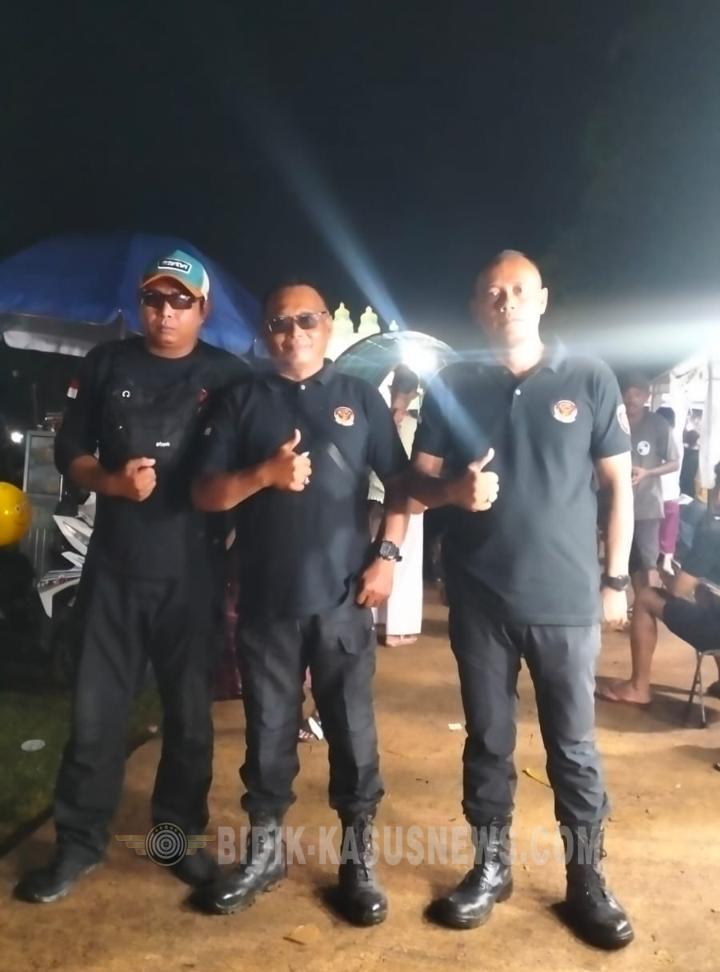 Squad Nusantara PAC Tahunan Turut Kawal Hiburan Rakyat Sedekah Bumi Mantingan