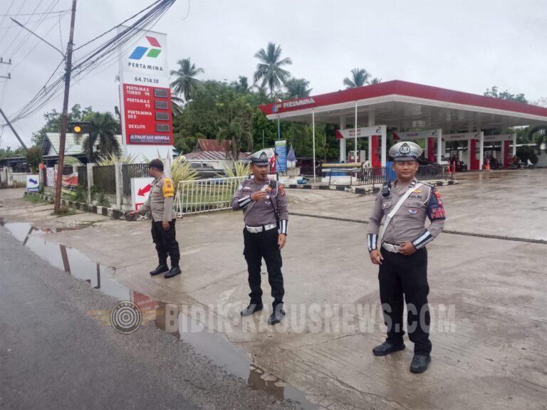 Polsek Amuntai Utara Intensifkan Pengamanan SPBU Tayur dan Pekapuran, Distribusi BBM Terpantau Lancar