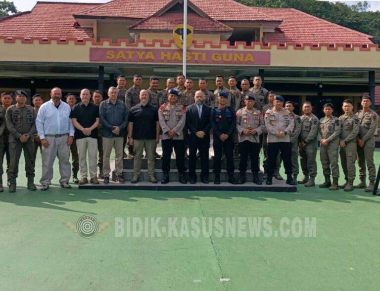 Personel Detasemen Gegana Ikuti Pembukaan Bomb Tech Threat Assessment Workshop di Mako Satbrimob Polda Sumsel