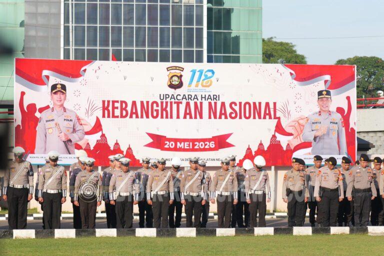 Dansat Brimob Polda Sumsel Hadiri Upacara Hari Kebangkitan Nasional 2026, Teguhkan Semangat Nasionalisme dan Pengabdian Polri