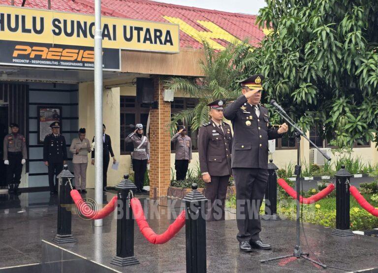 Polres Hulu Sungai Utara Gelar Upacara Hari Kebangkitan Nasional ke-118, Kobarkan Semangat Persatuan dan Pengabdian