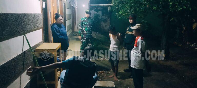 Babinsa Kalibalau Kencana Turun Tangan Kawal Penggerebekan Prostitusi Terselubung, Lima Orang Diamankan