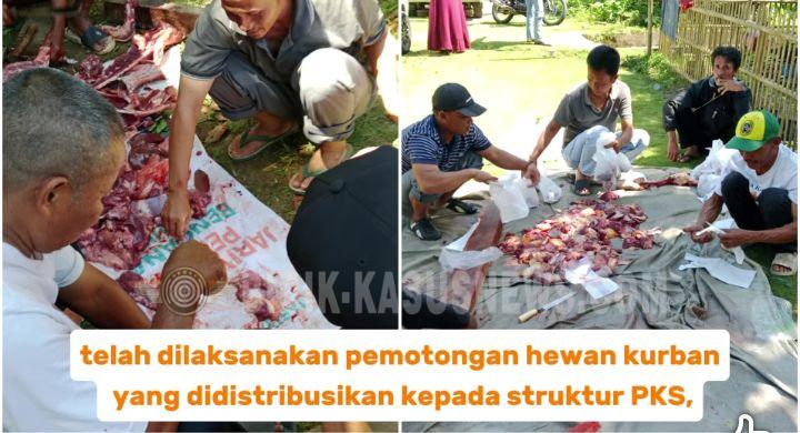 Erpa Aris Purnama Salurkan Daging Kurban untuk Warga di Hari Kedua Idul Adha 1447 H