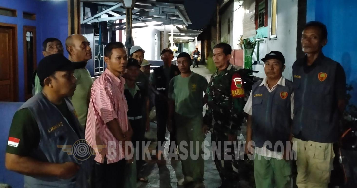 Babinsa Jagabaya I Hidupkan Semangat Siskamling, Satukan Warga Jaga Keamanan Lingkungan