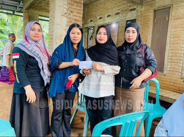DPC Squad Nusantara Srikandi Jepara Gelar Takziah di Rumah Duka Keluarga Anggota PAC Kembang