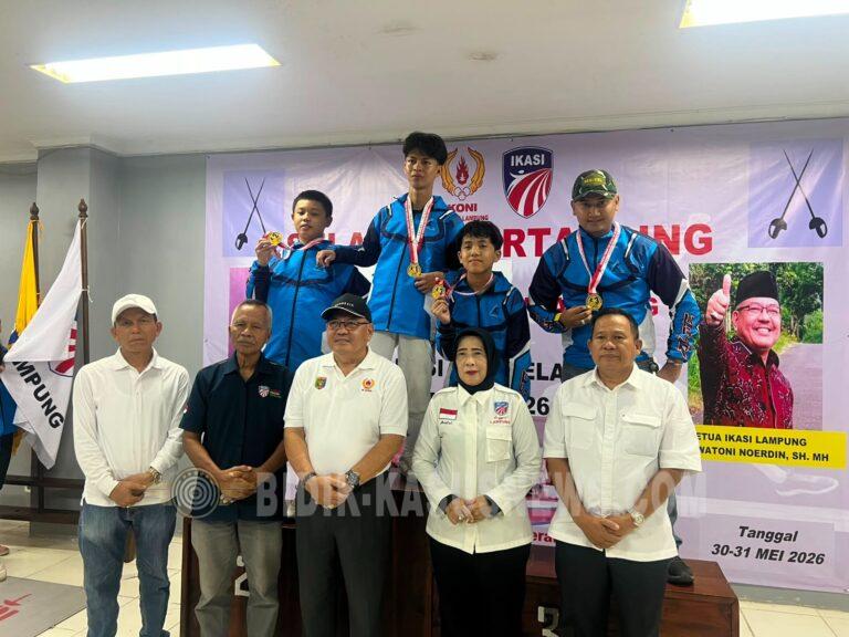 Prajurit Kodim 0410/Bandar Lampung Raih Podium di Seleksi PON Anggar Lampung 2026