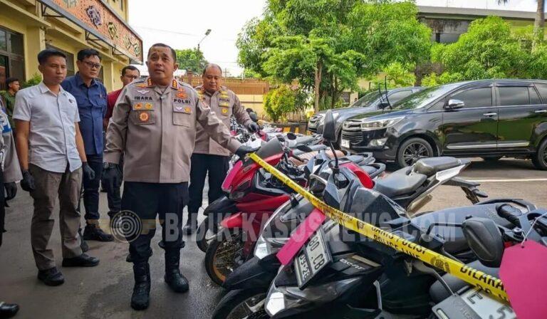 Polresta Cirebon Sita 23 Motor Hasil Penadahan Kasus Curanmor