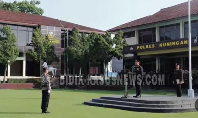 Peringati Hari Lahir Pancasila, Polres Kuningan Teguhkan Nilai Kebangsaan dan Apresiasi Pengabdian Personel
