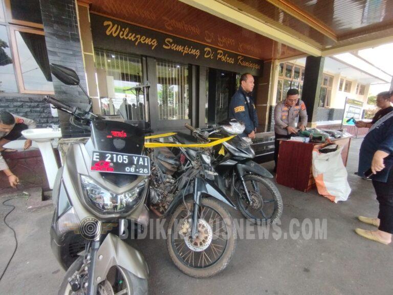 Polres Kuningan Bongkar Dua Kasus Curanmor, Pelaku Dibekuk Berkat Rekaman CCTV
