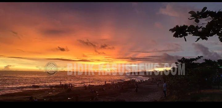 Pantai Taman Pandan Ciracap Jadi Magnet Wisatawan, Pesona Senja Memikat Pengunjung