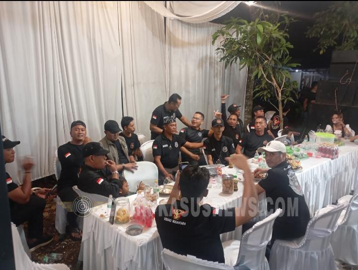 Kebersamaan Squad Nusantara Macan Kumbang Bangsri Warnai Acara Pernikahan Putra Anggota