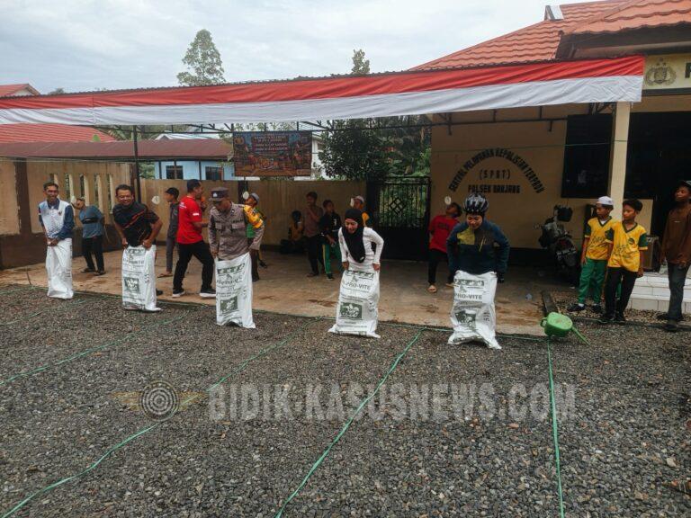 Semarak Hari Bhayangkara ke-80, Polsek Banjang Gelar Lomba Tradisional untuk Anak-Anak dan Warga