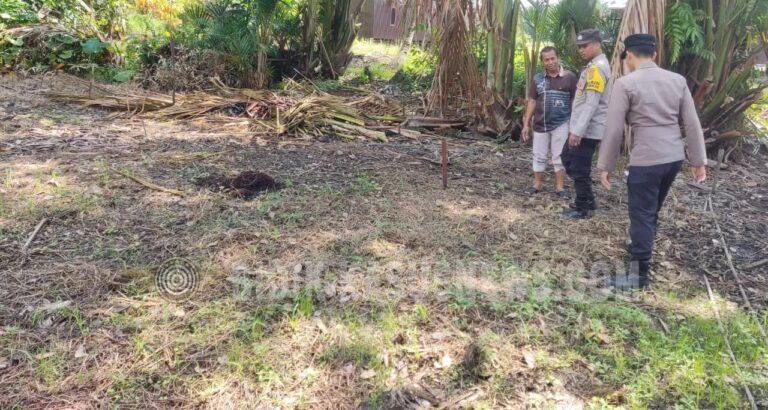 Lahan Jagung Tergenang Banjir, Polsek Amuntai Tengah Intensif Pantau Ketahanan Pangan di Hulu Sungai Utara