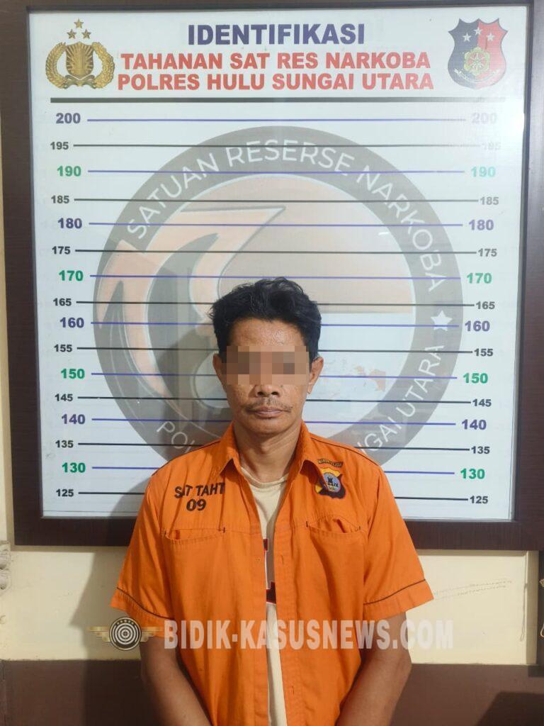 Satresnarkoba Polres HSU Tangkap Pengedar Sabu di Kembang Kuning, Barang Bukti 5 Gram dan Alat Hisap Diamankan