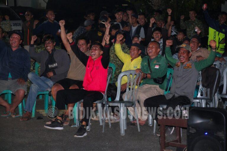 Kodim 0410 Bandar Lampung Gelar Nobar Piala Dunia 2026, Ratusan Warga dan Babinsa Larut dalam Kebersamaan