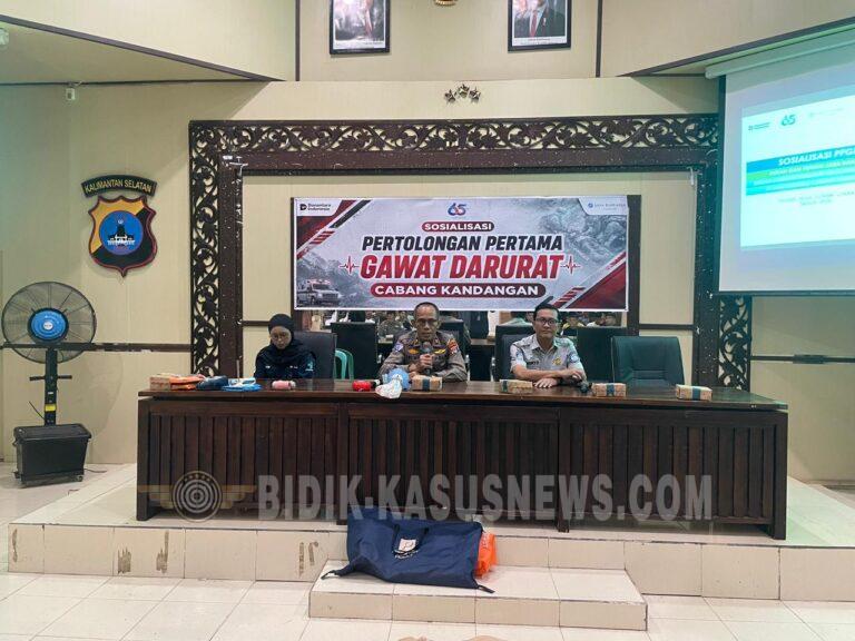 Satlantas Polres HSU dan Jasa Raharja Bekali Relawan Kemampuan PPGD, Perkuat Peran Pelopor Keselamatan Berlalu Lintas