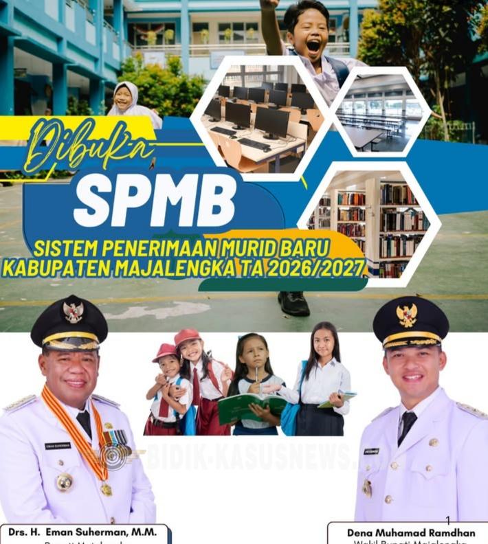 Dibuka SPMB TK, SD dan SMP Kabupaten Majalengka 2026/2027