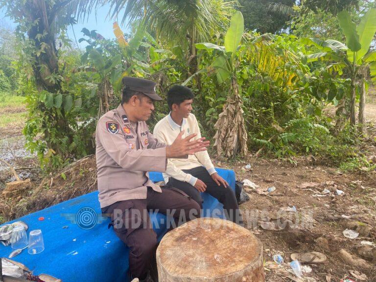 Polsek Amuntai Tengah Pantau Lahan Jagung Tergenang, Dukung Program Swasembada Pangan di Hulu Sungai Utara