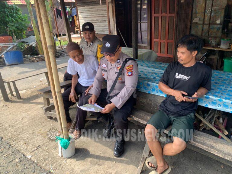 Polsek Banjang Gencarkan Penyuluhan Budidaya Jagung di Desa Kaludan Kecil, Perkuat Ketahanan Pangan Hulu Sungai Utara