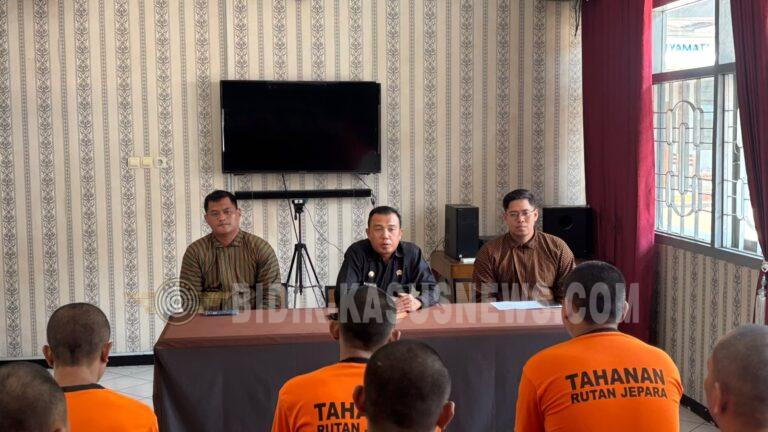 Awali Masa Pengenalan Lingkungan, 9 Tahanan Baru Ikuti Pembekalan Hak dan Kewajiban di Rutan Jepara