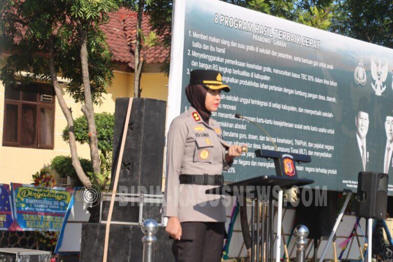 Kapolres Majalengka Pimpin Upacara Korp Rapot Kenaikan Pangkat Periode 1 Juli 2026