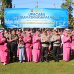 73 Personel Polres Kuningan Terima Kenaikan Pangkat, Sekaligus Penyerahan Jabatan Kapolsek Kadugede