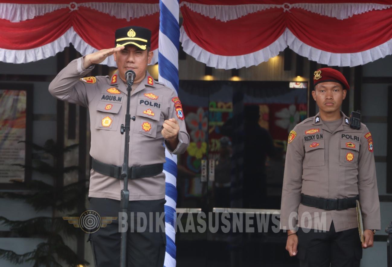 64 Personel Polres Hulu Sungai Utara Naik Pangkat, Kapolres: Jadikan Amanah untuk Tingkatkan Profesionalisme dan Pelayanan Masyarakat