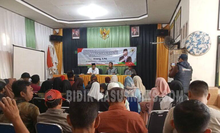 Reses di Waluran, Anang Tampung Aspirasi Pendidikan dan Infrastruktur Warga Mangunjaya