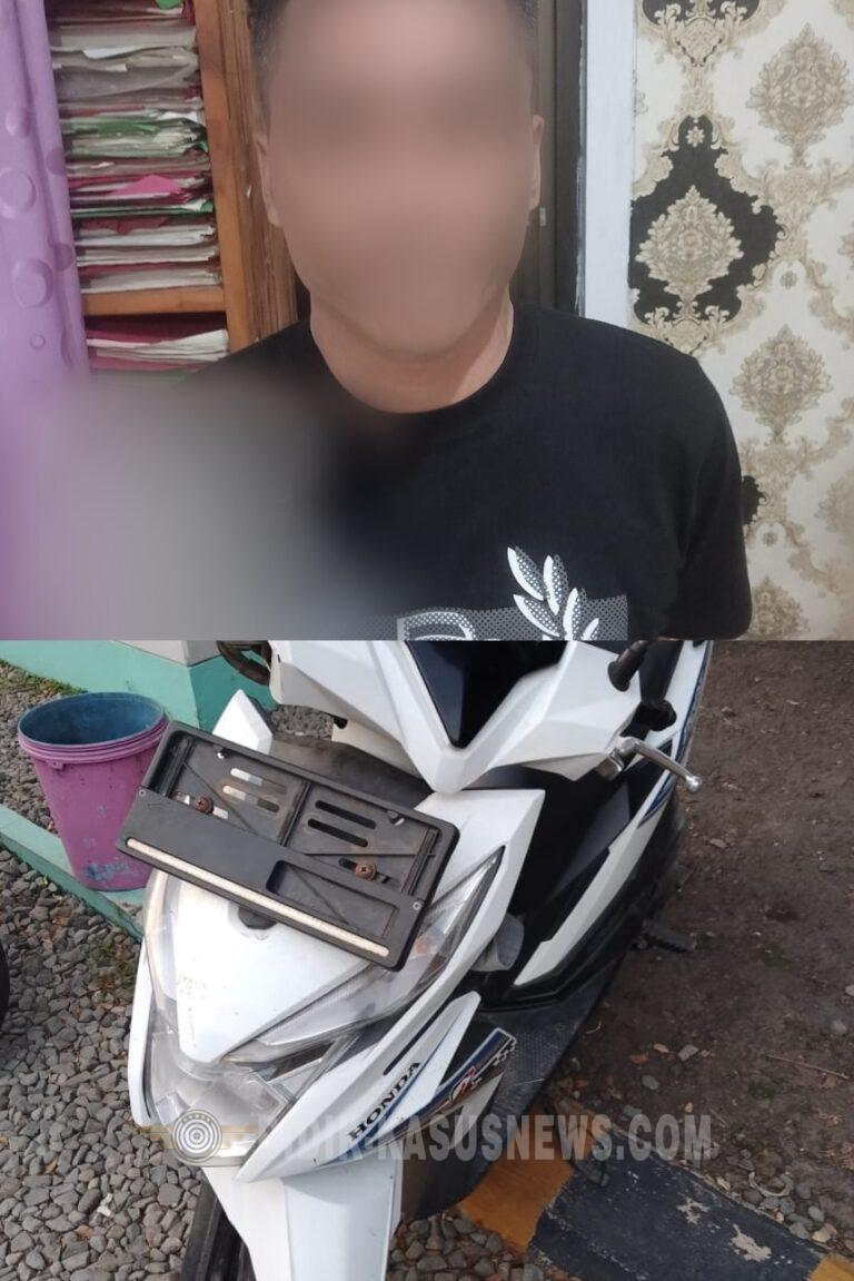 Sembunyi di Bale Dekat Rumah, Buron Kasus Curat Sepeda Motor Diringkus Polresta Cirebon