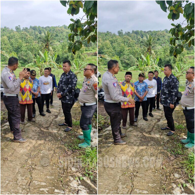 ​Dukung Ketahanan Pangan Nasional, Satlantas Polres Kuningan Monitoring Lahan Jagung di Desa Cibulan