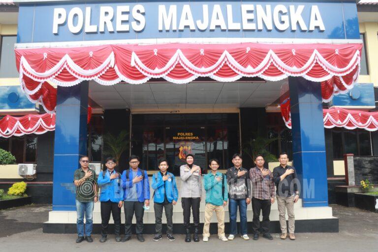 Kemitraan dengan Mahasiswa, Kapolres Majalengka Sambut Hangat PMII Kabupaten Majalengka