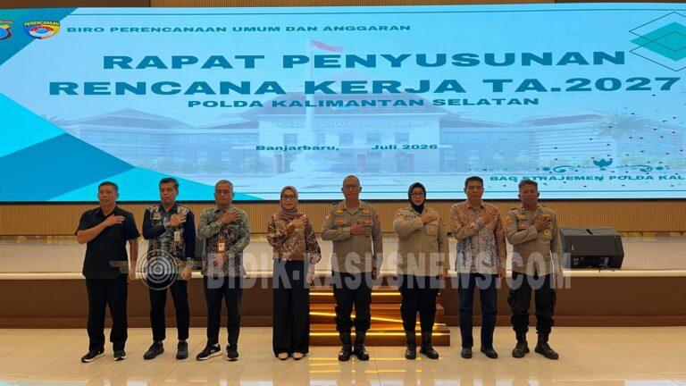 Polda Kalimantan Selatan Matangkan Rencana Kerja 2027, Fokus Perkuat Pelayanan Publik dan Transformasi Polri Presisi