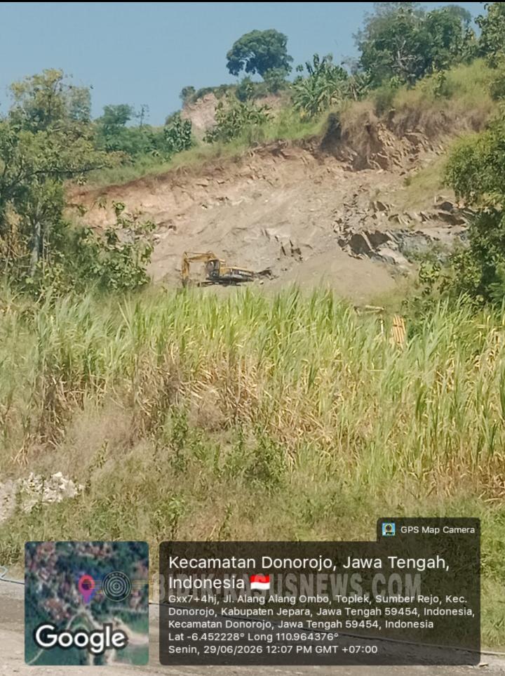 LSM Soroti Dugaan Galian C Ilegal di Desa Sumberejo Donorojo
