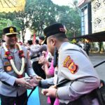 Kapolresta Cirebon Hadiri Penyambutan Kapolda Jabar dan Penyerahan Pataka Ganda Wibawa Cakti