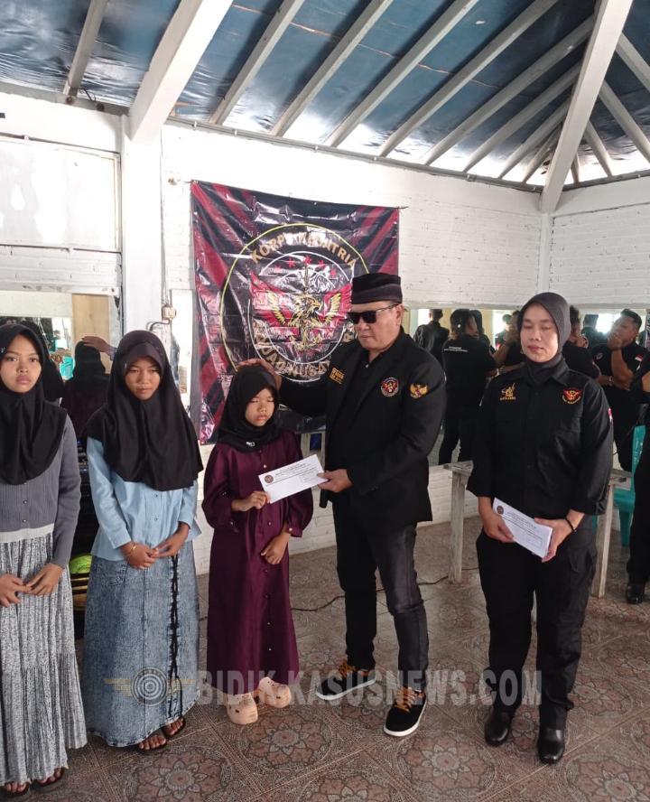 Puncak Anniversary ke-2 Korps Kesatria Squad Nusantara PAC Tahunan, Santuni 10 Anak Yatim