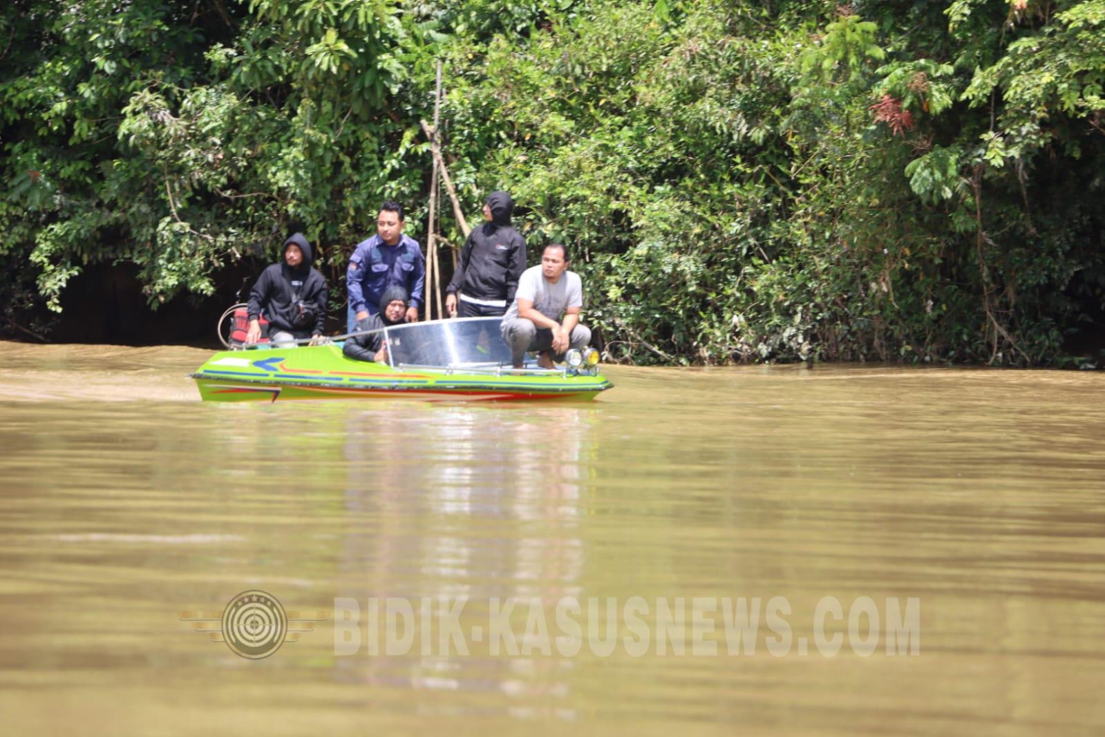 Polres Sekadau Cek Dugaan Aktivitas PETI di Aliran Sungai Kab.Sekadau Kalbar