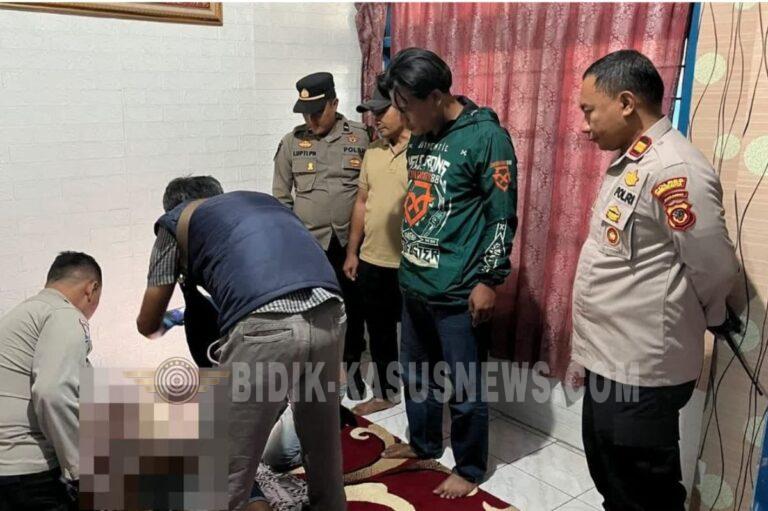 Tim Identifikasi Satreskrim Polres Cirebon Kota Lakukan Olah Tempat Kejadian Perkara (TKP) Terhadap Jenazah Pria Gandir