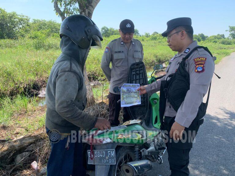 Polsek Banjang Gencarkan Penyuluhan Budidaya Jagung di Pulau Damar, Dukung Ketahanan Pangan di Hulu Sungai Utara
