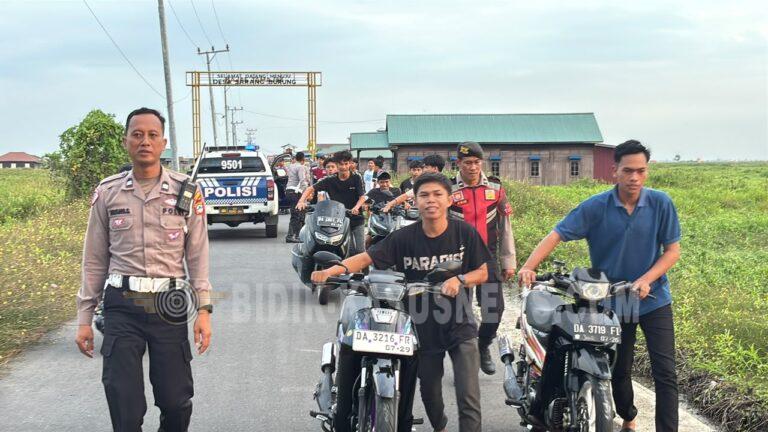 Gerak Cepat Polres HSU Bubarkan Balap Liar di Danau Panggang, Keselamatan Warga Jadi Prioritas