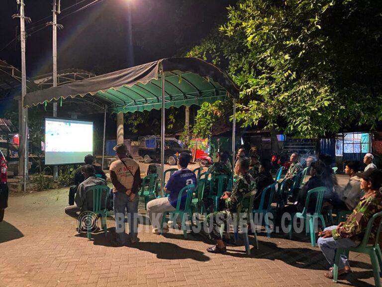 Nobar Piala Dunia 2026 Jadi Ajang Pererat Sinergi, Polsek Amuntai Tengah Bersama Koramil 1001-07 Amuntai Tengah Rangkul Masyarakat