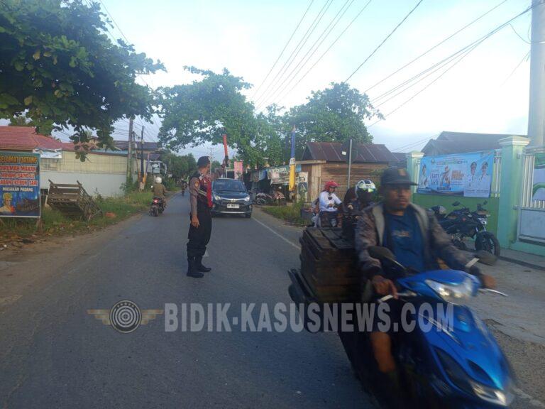 Patroli Pagi Polsek Banjang Sasar Kawasan Sekolah, Antisipasi Balap Liar dan Gangguan Kamtibmas di HSU