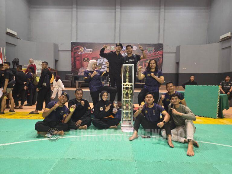 PERSONEL SATBRIMOB POLDA SUMSEL RAIH JUARA 1 PADA KEJUARAAN PENCAK SILAT KAPOLDA CUP II TAHUN 2026