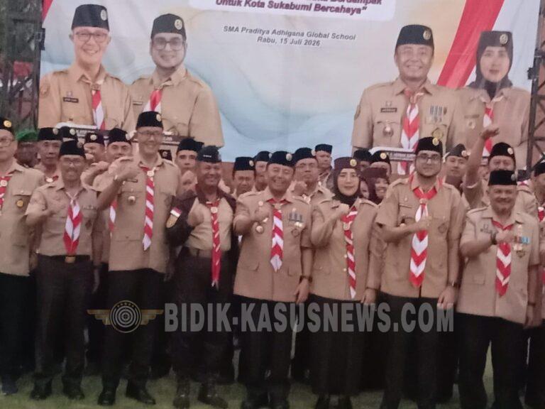 Pengurus Baru Kwarcab Kota Sukabumi Resmi Dilantik, Fokus Cetak Generasi Berkarakter