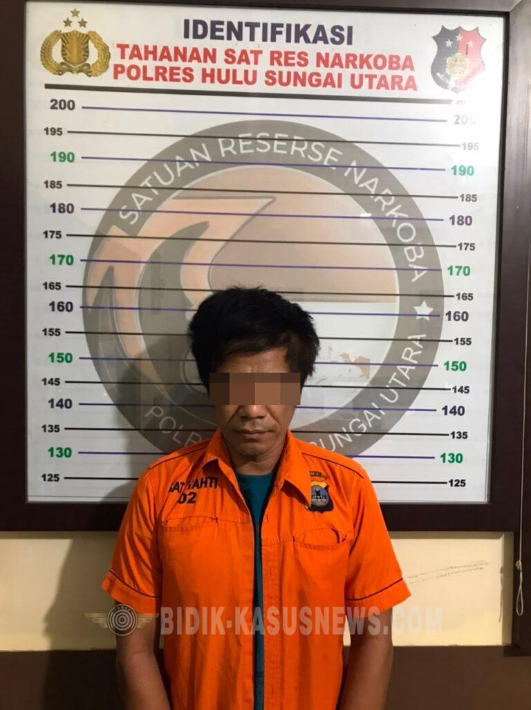Satresnarkoba Polres HSU Ungkap Jaringan Peredaran Narkotika, Residivis Berinisial MS Alias Caca Diamankan Bersama Sabu dan Ekstasi