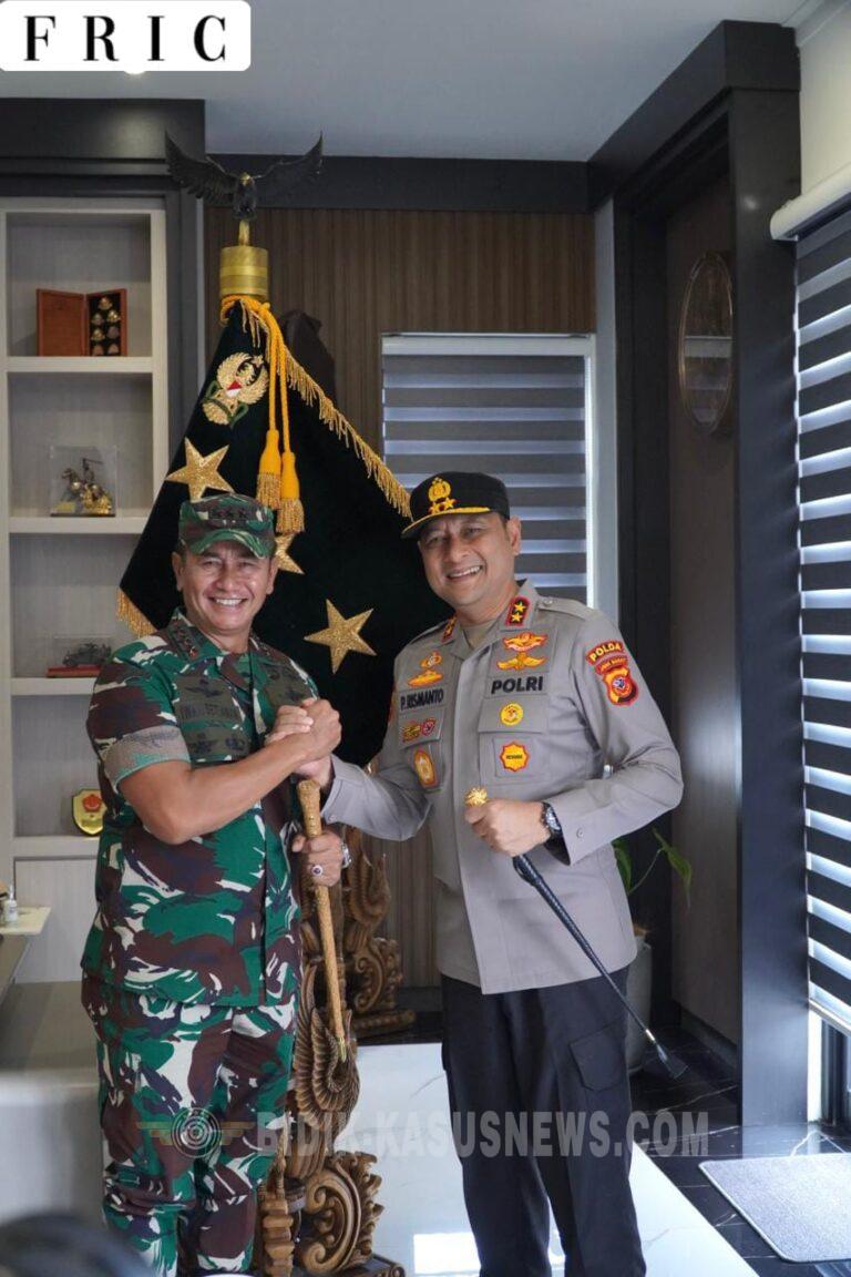 Kapolda Jabar Silaturahmi ke Pussenif TNI AD, Perkuat Sinergitas TNI–Polri