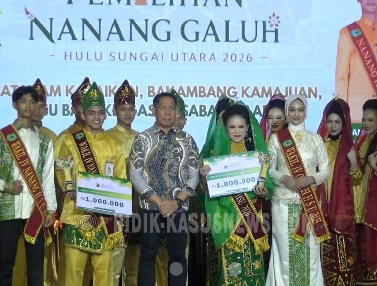 Grand Final Nanang Galuh Hulu Sungai Utara 2026 Berlangsung Meriah, Polres HSU Dukung Pelestarian Budaya Daerah